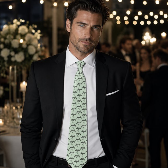 Corbata Dragón Tribal Celta Negro Verde (Subido por el creador)