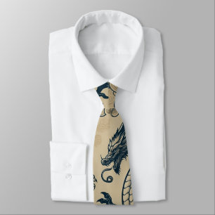 Corbata Dragones anticuados de fantasía