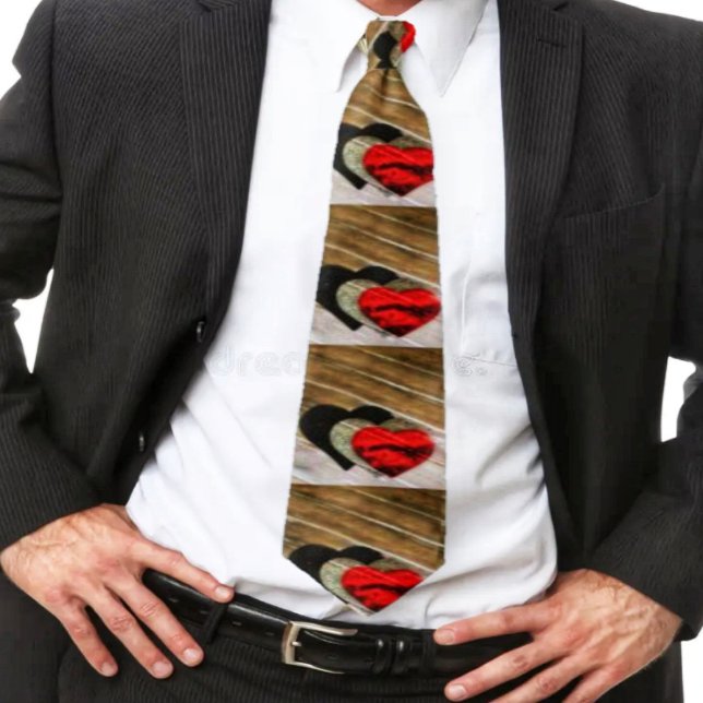Corbata Dream Hearts A' Fallen Neck Tie (This tie has a lot of Heart in its design!)