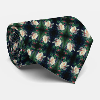 Corbata Dreamy Peach Rosa Y Buds Resumen