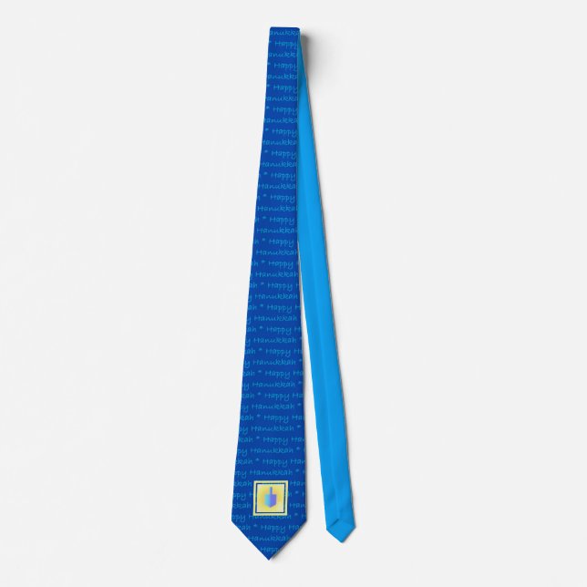 Corbata ¡Dreidel, Dreidel, Dreidel! Hanukkah Tie (Anverso)