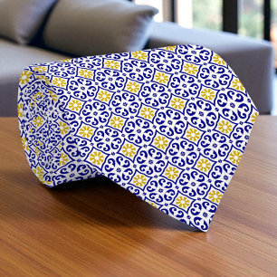 Corbata Ducha de novia portuguesa baldosa mediterránea