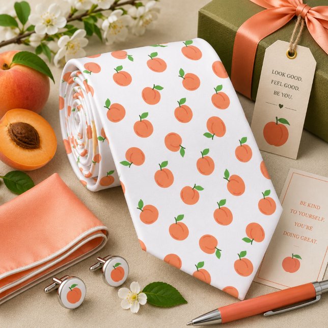 Corbata Dulce patrón de melocotón de verano (Subido por el creador)