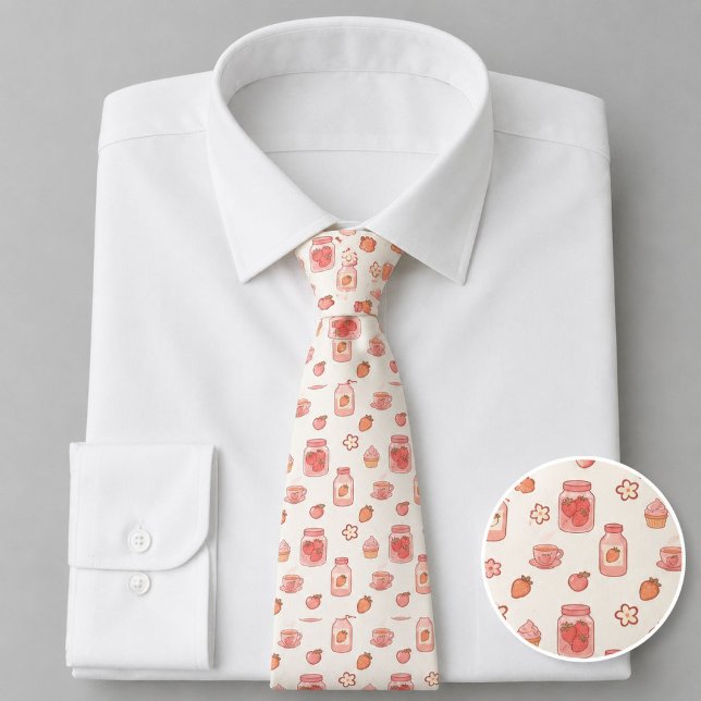 Corbata Dulce patrón de melocotón de verano (Subido por el creador)
