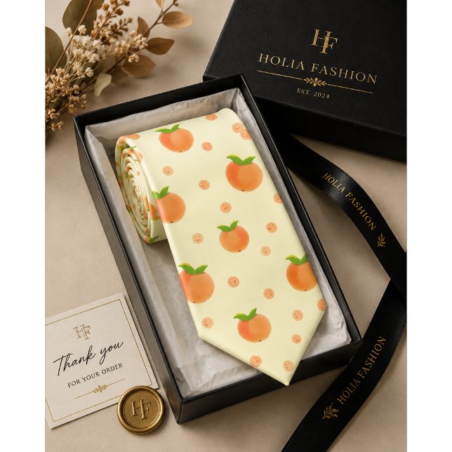Corbata Dulce patrón de melocotón de verano (Subido por el creador)