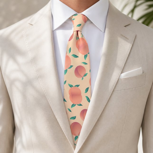 Corbata Dulce patrón de melocotón de verano (Subido por el creador)