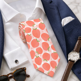 Corbata Dulce patrón de melocotón de verano