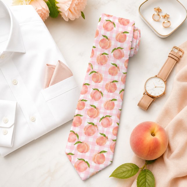 Corbata Dulce patrón de melocotón de verano (Subido por el creador)