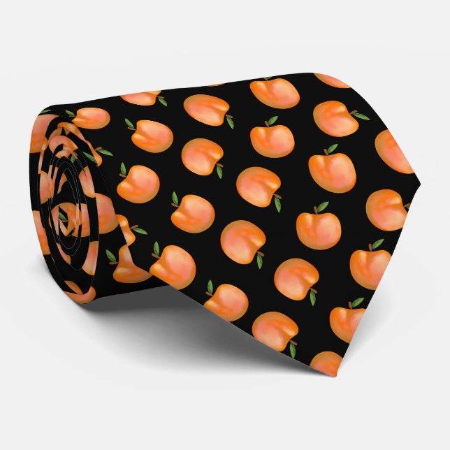 Corbata Dulce patrón de melocotón de verano (Enrollado)