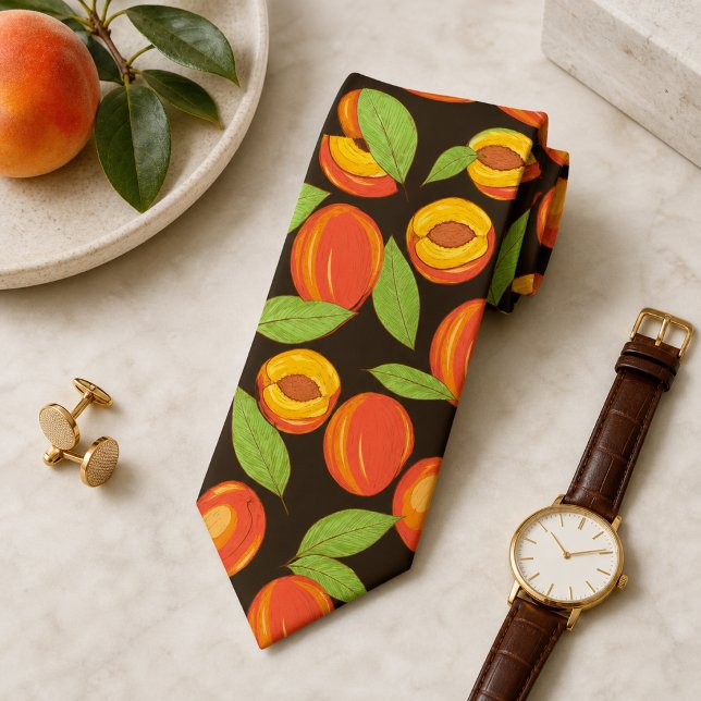 Corbata Dulce patrón de melocotón de verano grande  (Subido por el creador)