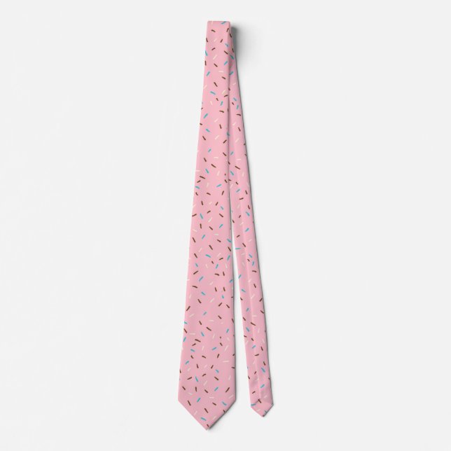 Corbata Dulce Sprinkles Neck Tie (Fresa Rosa) (Anverso)
