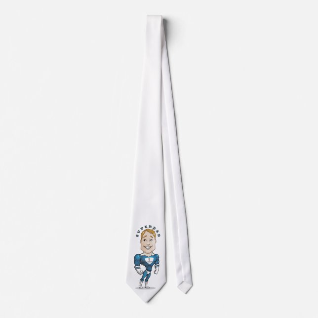 Corbata Dulce Super Papá Vector (Anverso)