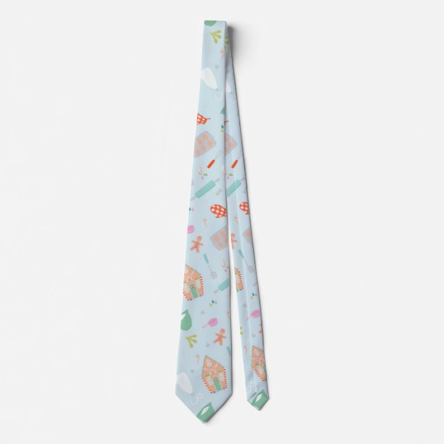 Corbata Dulces Navidades pasteles de vacaciones (Anverso)