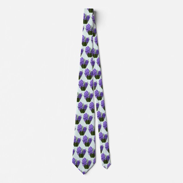 Corbata Dúo de Jacinto Púrpura (Anverso)