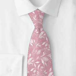 Corbata Dusty Rose Lujurioso Botánico