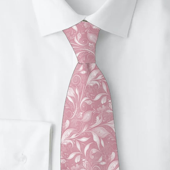 Corbata Dusty Rose Lujurioso Botánico (Subido por el creador)