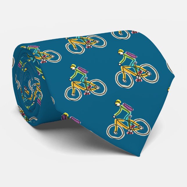 Corbata E-Bike Stickman (Enrollado)