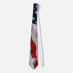 CORBATA EAGLE CALVO --BANDERA AMERICANA