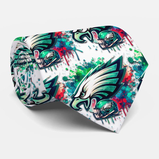 Corbata Eagles Deportes Fútbol Americano (Enrollado)