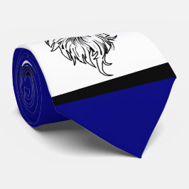 Corbata Eagles Sports Blue White Necktie