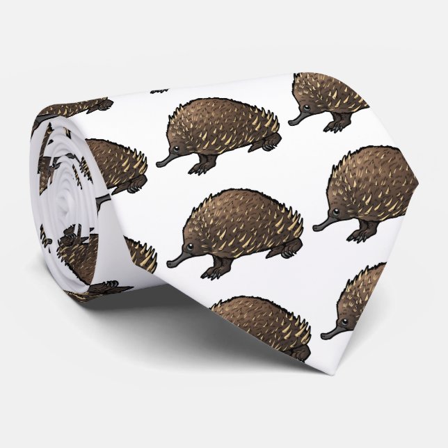 Corbata Echidna Beaked cortocircuito (Enrollado)