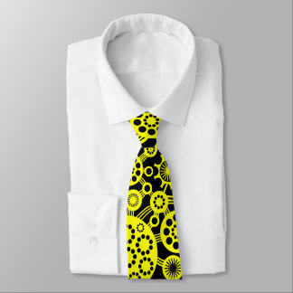 Corbata Ecosistema - Amarillo y Negro
