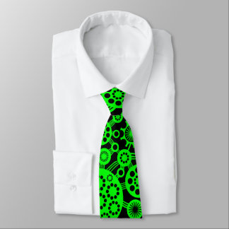 Corbata Ecosistema - Verde y Negro