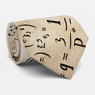 Corbata Ecuaciones Matemáticas para Geeks y Profesores de