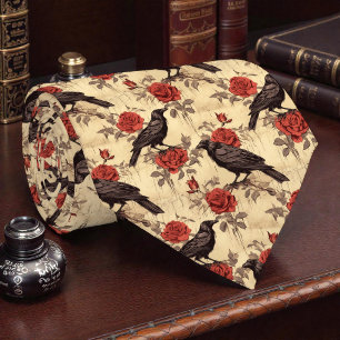Corbata Edgar Allan Poe Cuervo
