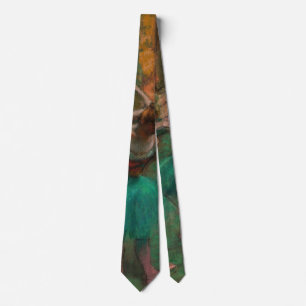 Corbata Edgar Degas - Bailarinas, rosa y verde