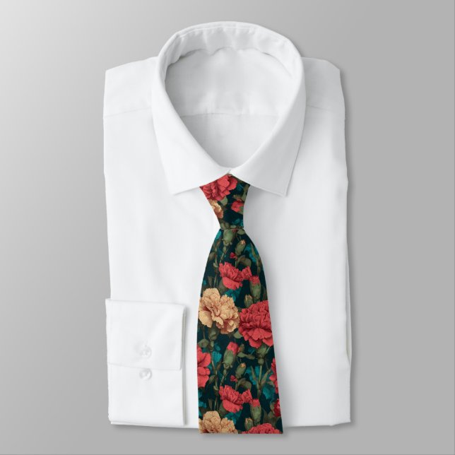 Corbata Edgy Birthday Gifts For Boyfriend Carnation Floral (Atado)