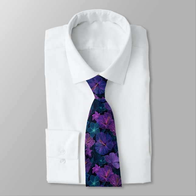 Corbata Edgy Valentine Gifts For Dad Tropical Floral (Atado)