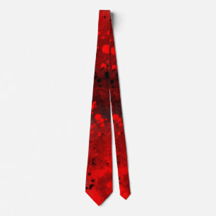 Corbata Efecto de salpicadura de pintura de pulverización