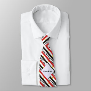 Corbata Egipto Bandera Egipcia Personalizada con Nombre en