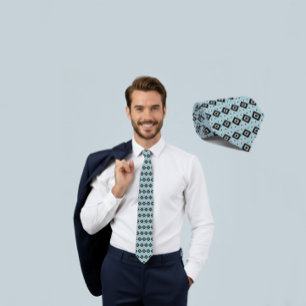 Corbata Eje Teal