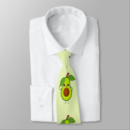 Corbata El aguacate kawaii
