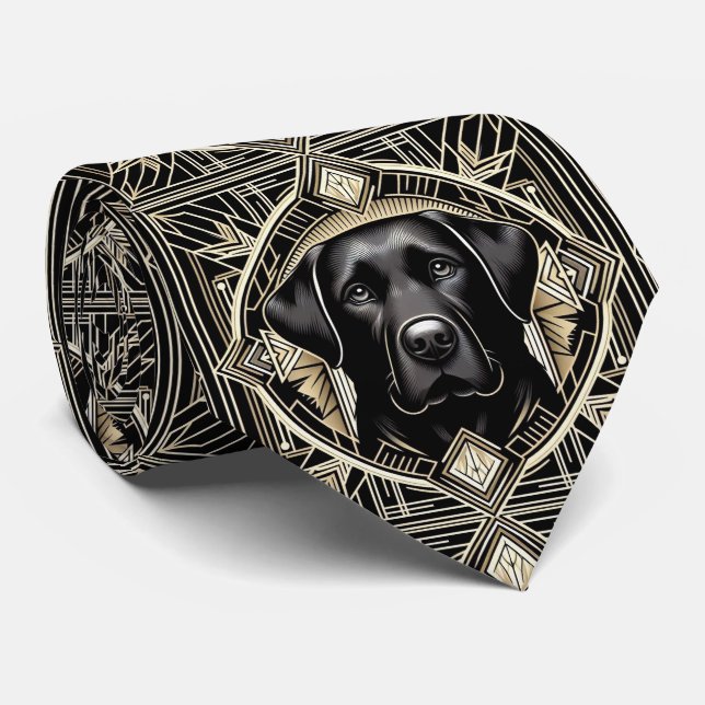 Corbata El Amante del Perro Juguetón | Papá de Perro Labra (Enrollado)