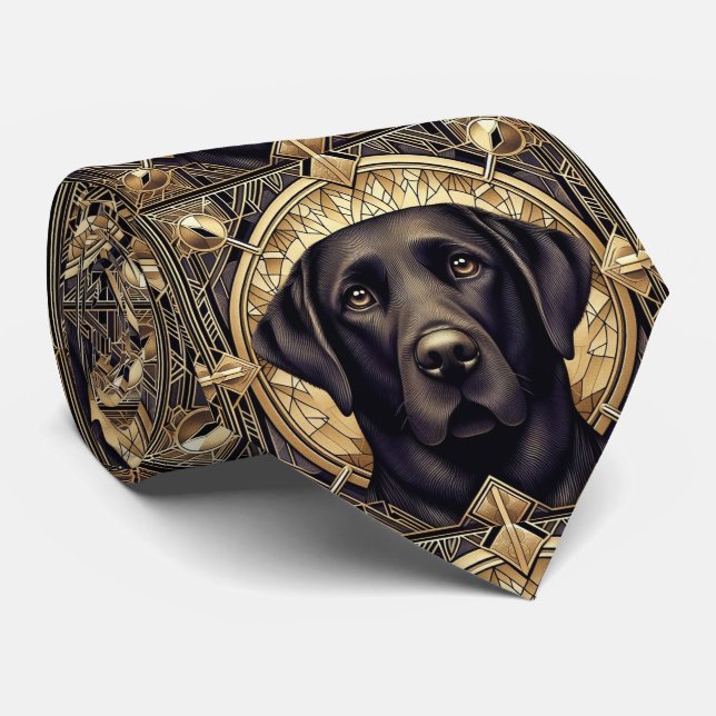 Corbata El Amante Juguetón de Perros | Papá de Perro Labra (Enrollado)