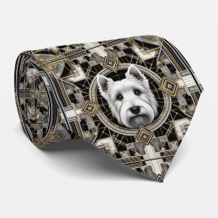 Corbata El Amante Juguetón del Perro Papá Perro Terrier