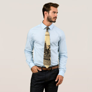 Corbata El antiguo samurai japonés ukiyo-e vintage orient