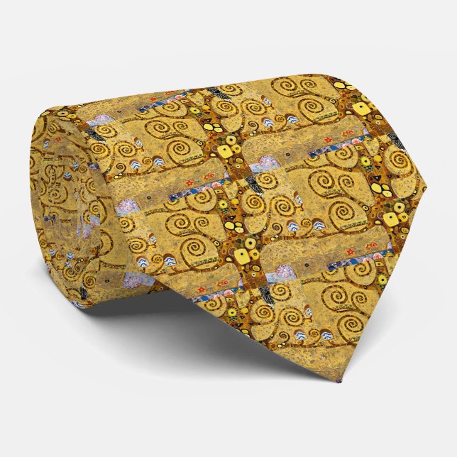Corbata "El árbol de la vida", Gustav Klimt ネ・イ (Enrollado)
