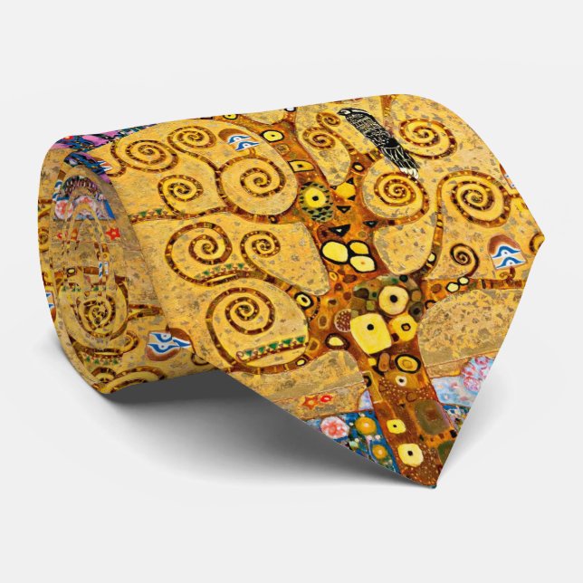 Corbata "El árbol de la vida", Gustav Klimt ネ・イ (Enrollado)