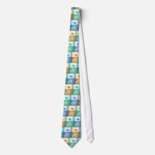 Corbata El árbol pastel