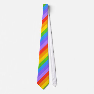Corbata El arco iris diagonal raya el modelo