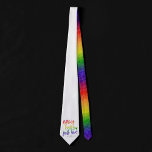 Corbata El arcoiris no es nada malo solo amar | Boda Casua<br><div class="desc">¡EL AMOR ES AMOR! Bellamente diseñado para un evento casual, íntimo y colorido arco iris con un mínimo de letras de boda, aniversario, compromiso o tipografía de elementos que es perfecto para su simple o pequeña recepción, fiesta o celebración con un moderno guión escrito a mano y corazón. Para coordinar...</div>