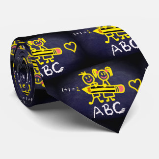 Corbata El Ataque De Chalkboard De La Directora Del Colegi