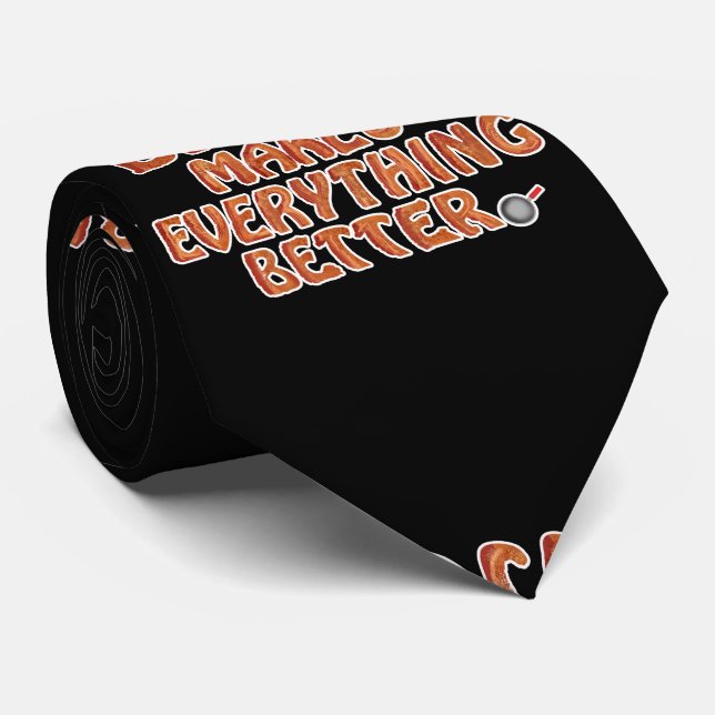Corbata El Bacon Hace Todo Mejor (Enrollado)