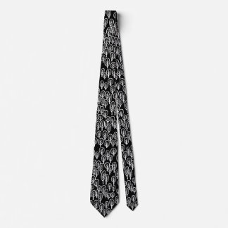 Corbata El blanco de Woodland en negro