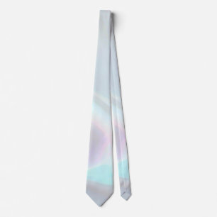 Corbata El brillante ópalo holográfico