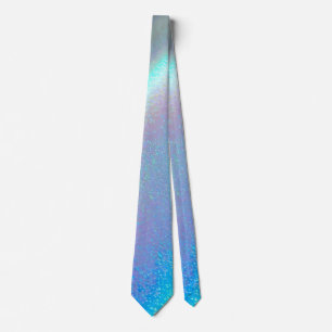 Corbata El brillante ópalo holográfico